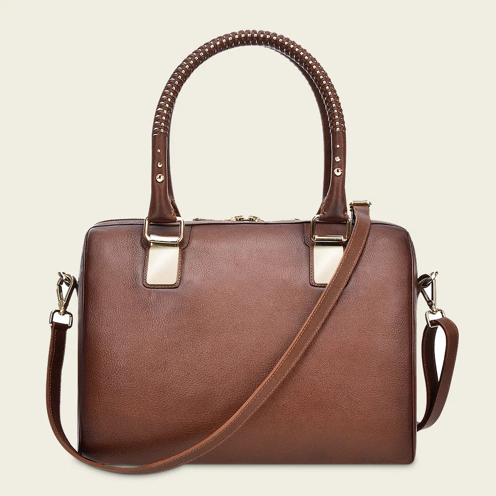 Cuadra Brown Western Leather Handbag – DU352