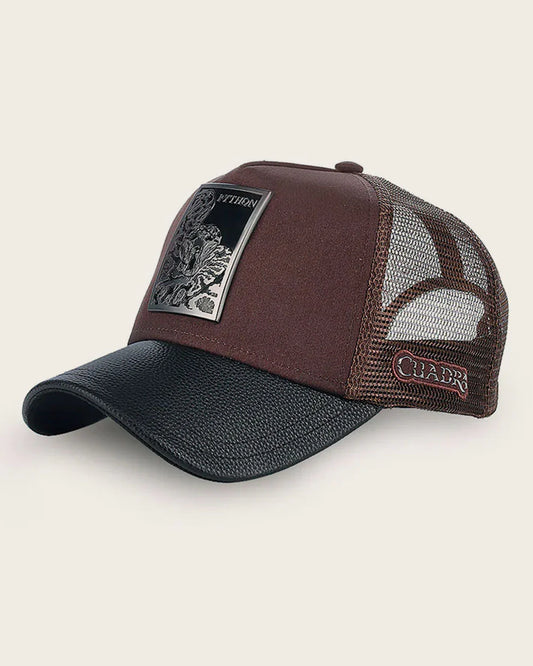 Cuadra Men’s Python Patch Snapback Cap – CC118