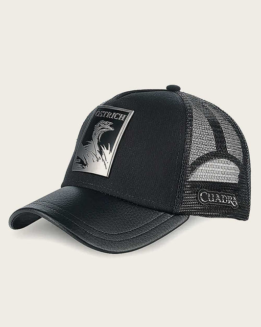 Cuadra Men’s Ostrich Patch Snapback Cap – CC119