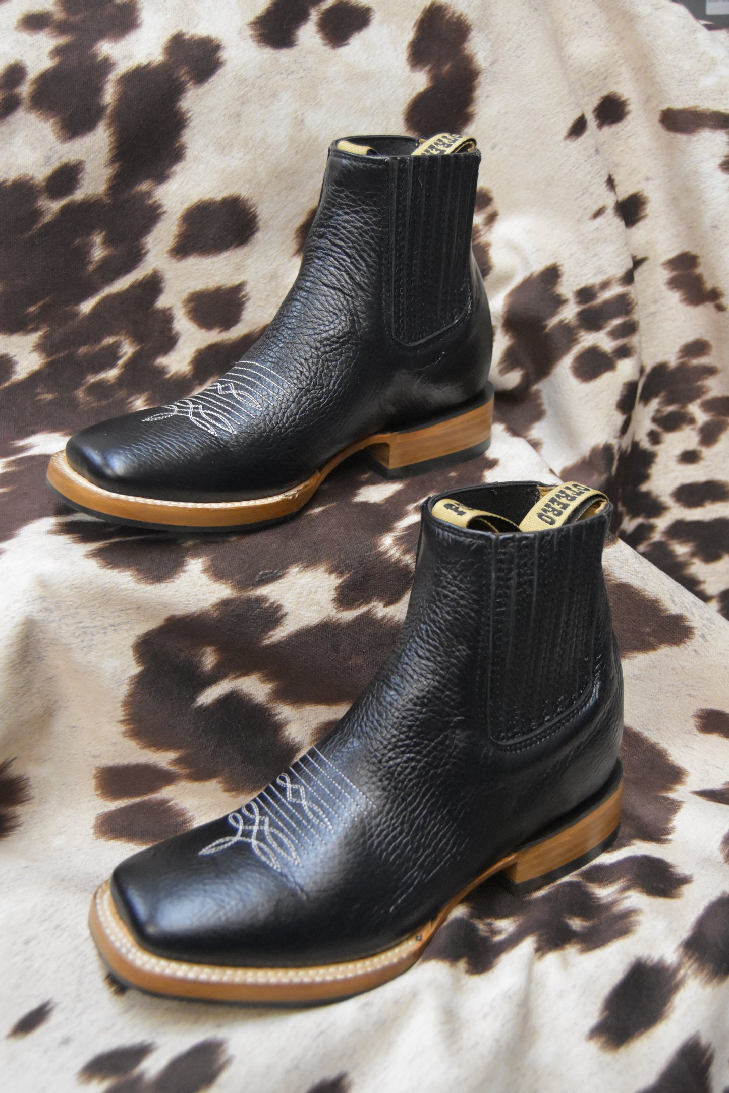 Potrero Black Floter Leather Ankle Boot Style 2017
