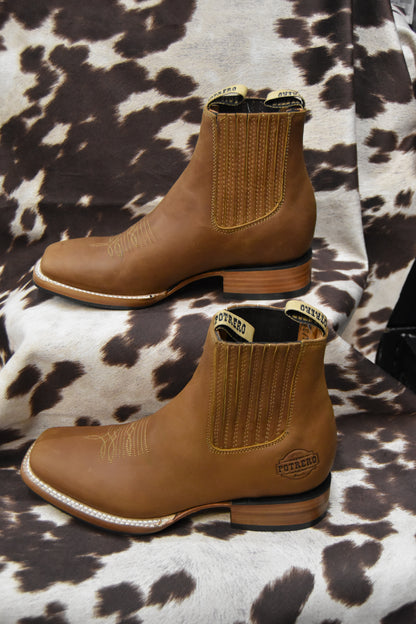 Potrero Crazy Tang Leather Ankle Boot Style 2017