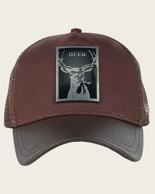 Cuadra Men’s Deer Patch Snapback Cap – CC115