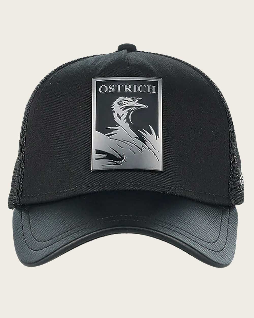 Cuadra Men’s Ostrich Patch Snapback Cap – CC119